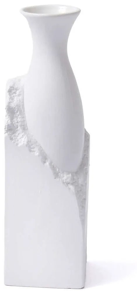 Βάζο 742TMA4884 10x10x35cm White Aberto Design Ceramic