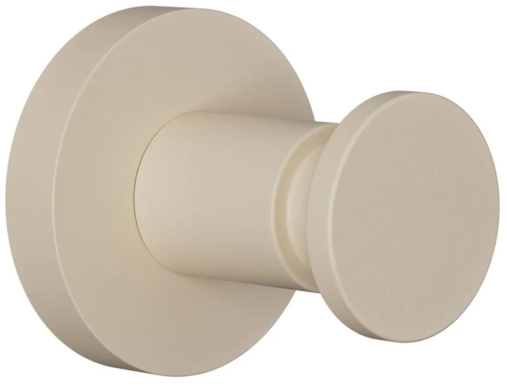 Άγκιστρο Μπάνιου Μονό 12-703 5x5x5cm Matt Ivory Pam&amp;Co Brass