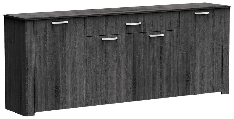 Μπουφές Kinley grey-wenge 210x40x82εκ 210x40x82 εκ.