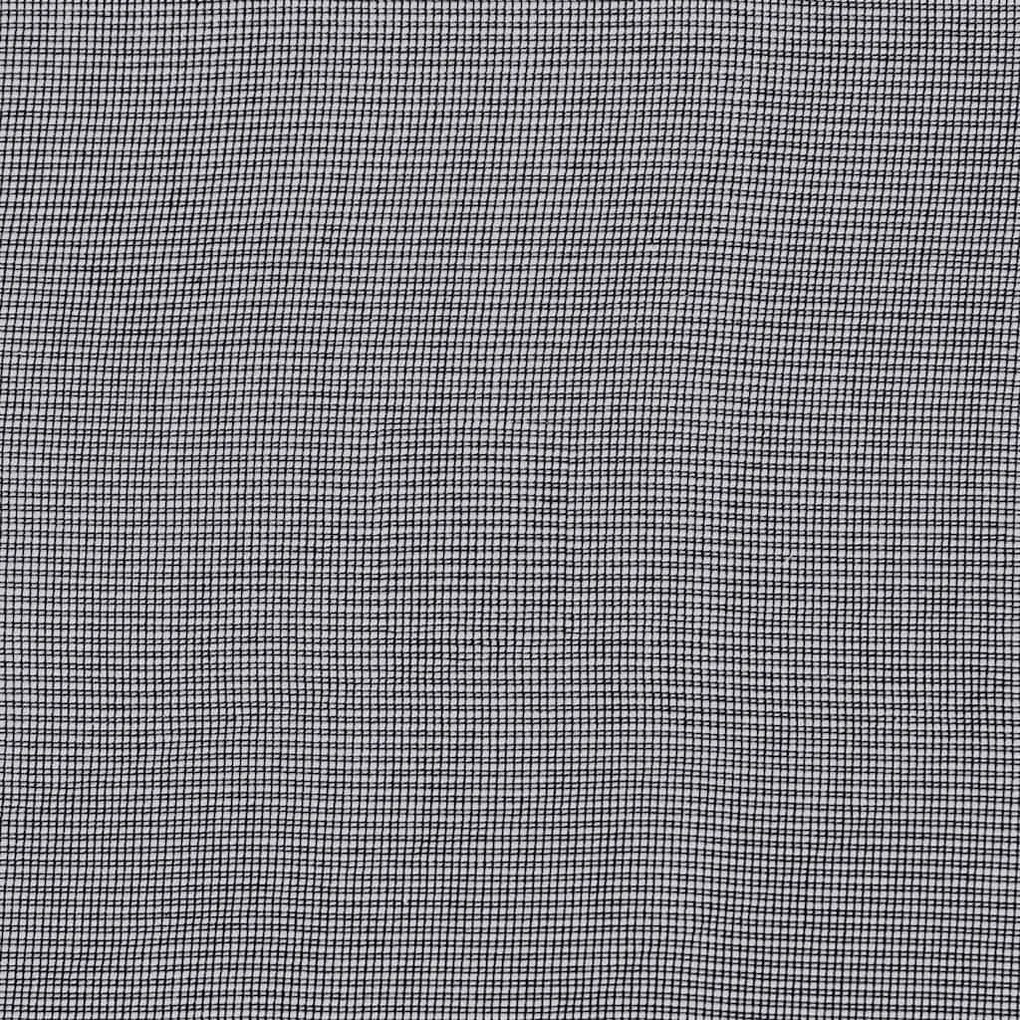 Κουρτίνες Voile με ροδέλες 2 τεμάχια Μαύρο 140x175 εκ. - Μαύρο