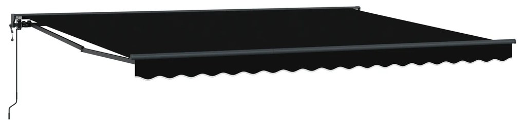 vidaXL Ηλεκτρική Σκηνίτσα Μαύρη, 450 x 300 εκ.