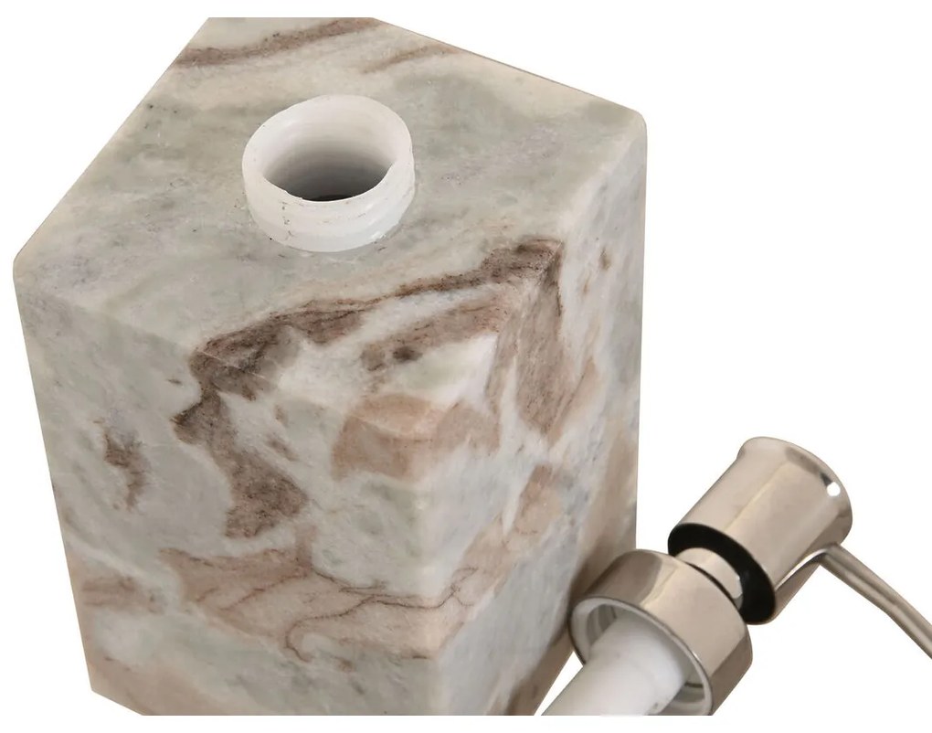 Διανομέας Σαπουνιού Home ESPRIT Λευκό Καφέ Μάρμαρο Σύγχρονη 7,5 x 7,5 x 18 cm