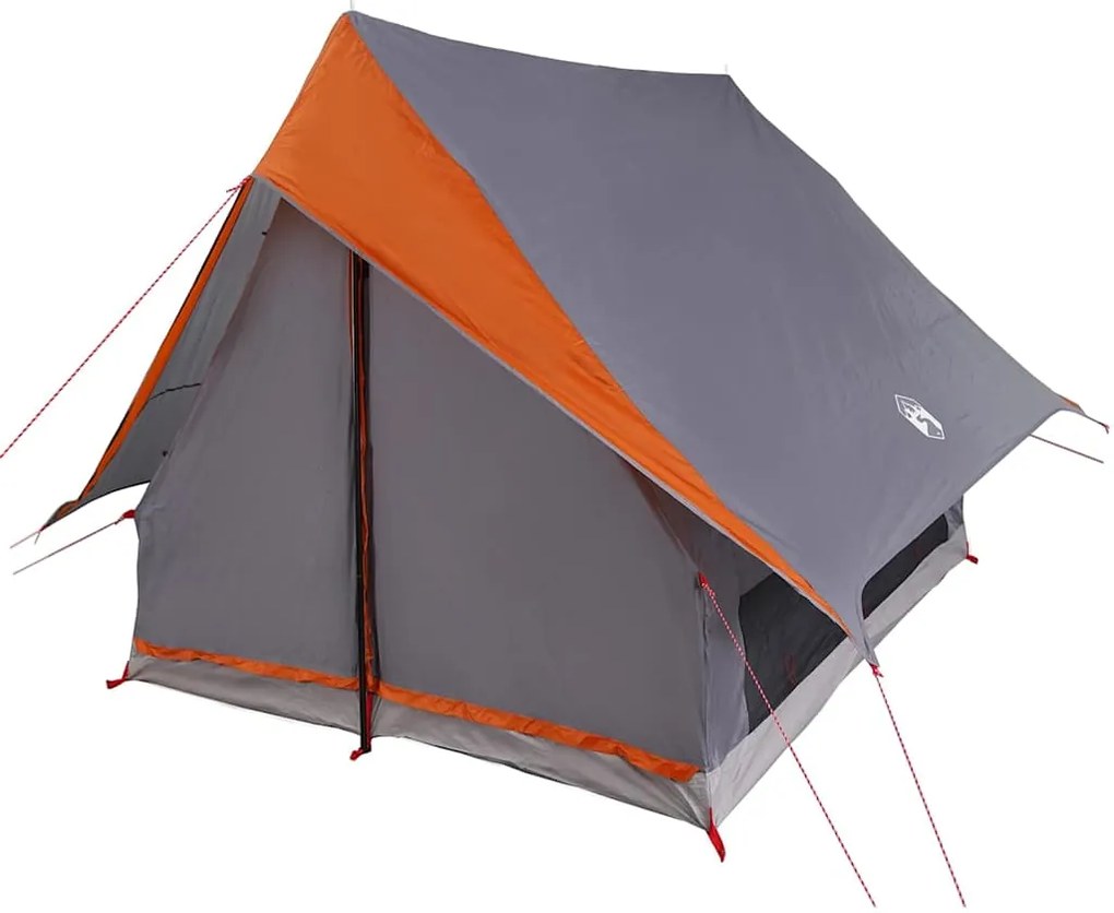 vidaXL Σκηνές Γκρι και πορτοκαλί 220 x 233 x 184 εκ Πολυεστέρας
