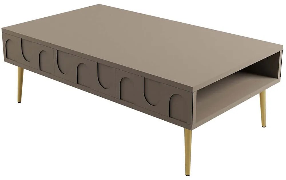 Τραπέζι Σαλονιού Lyon 845HCT5542 105x60x33,6cm Mocha