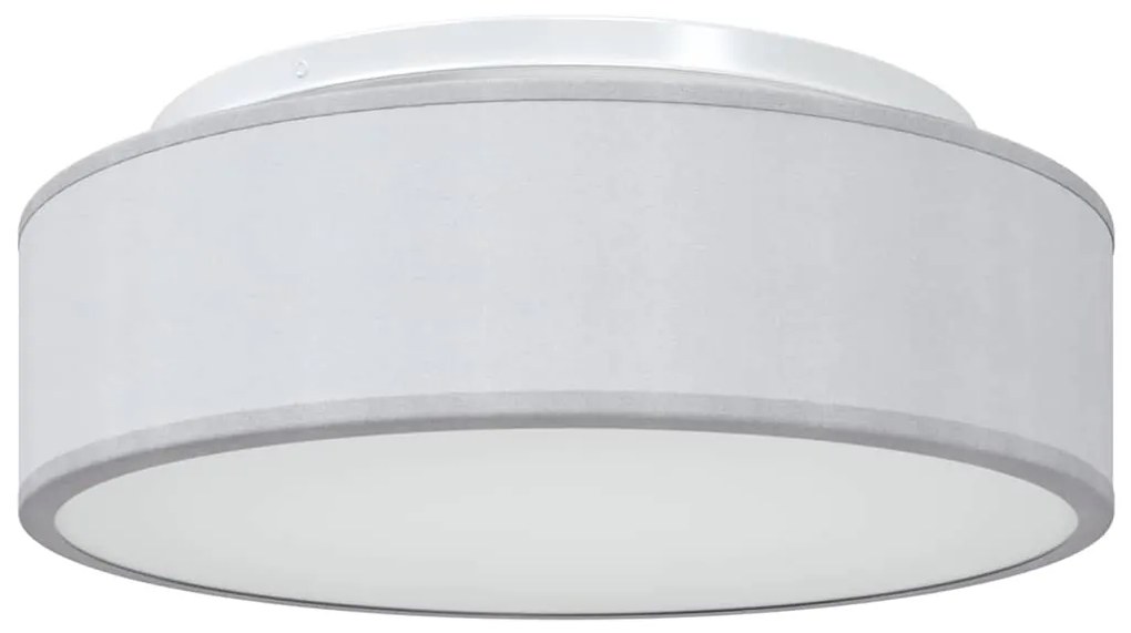 vidaXL Λάμπα Οροφής Γκρι 38 x 13.5 εκ. ύφασμα