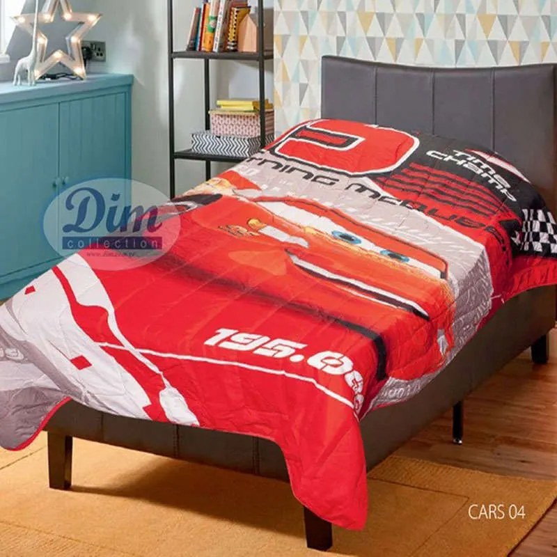 Κουβερλί Παιδικό Micro Disney Cars 04 Digital Print DimCol Μονό 160x250cm 100% Βαμβάκι