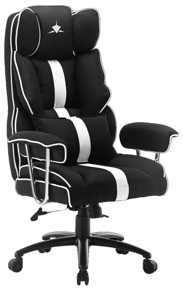 WHITE SHARK EXTRA SOFT GAMING CHAIR BLACK-WHITE LE MANS