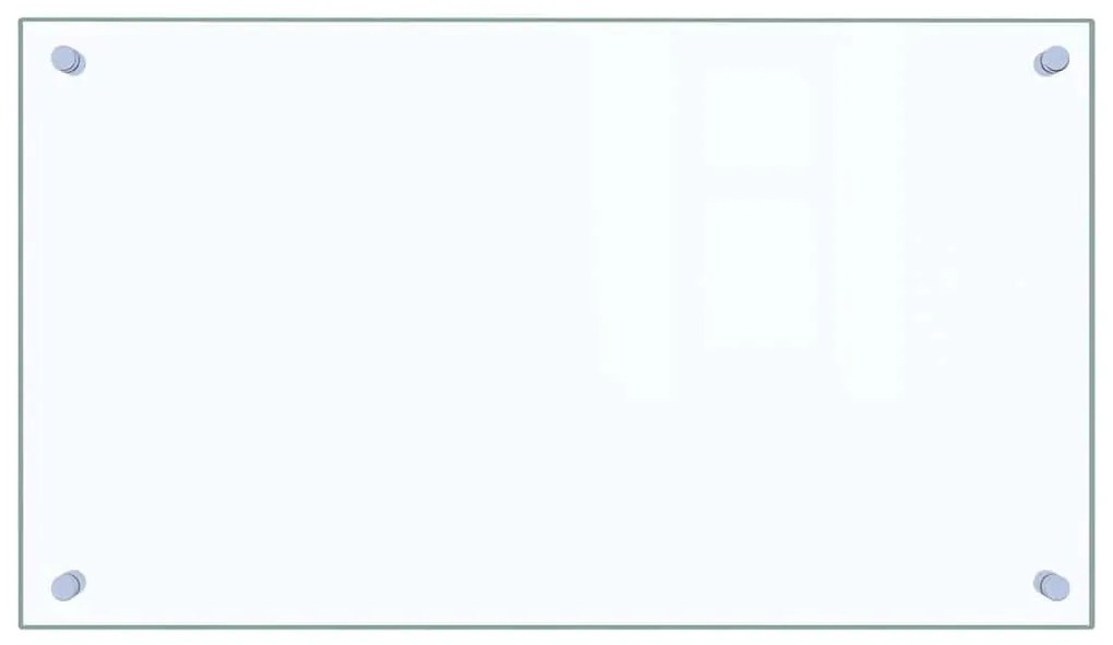 vidaXL Πλάτη Κουζίνας Διαφανής 70 x 40 εκ. από Ψημένο Γυαλί