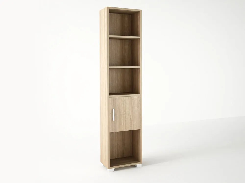 Intrahome Βιβλιοθήκη σε χρώμα δρυς 40x30x180 Intrahomesa-00652315