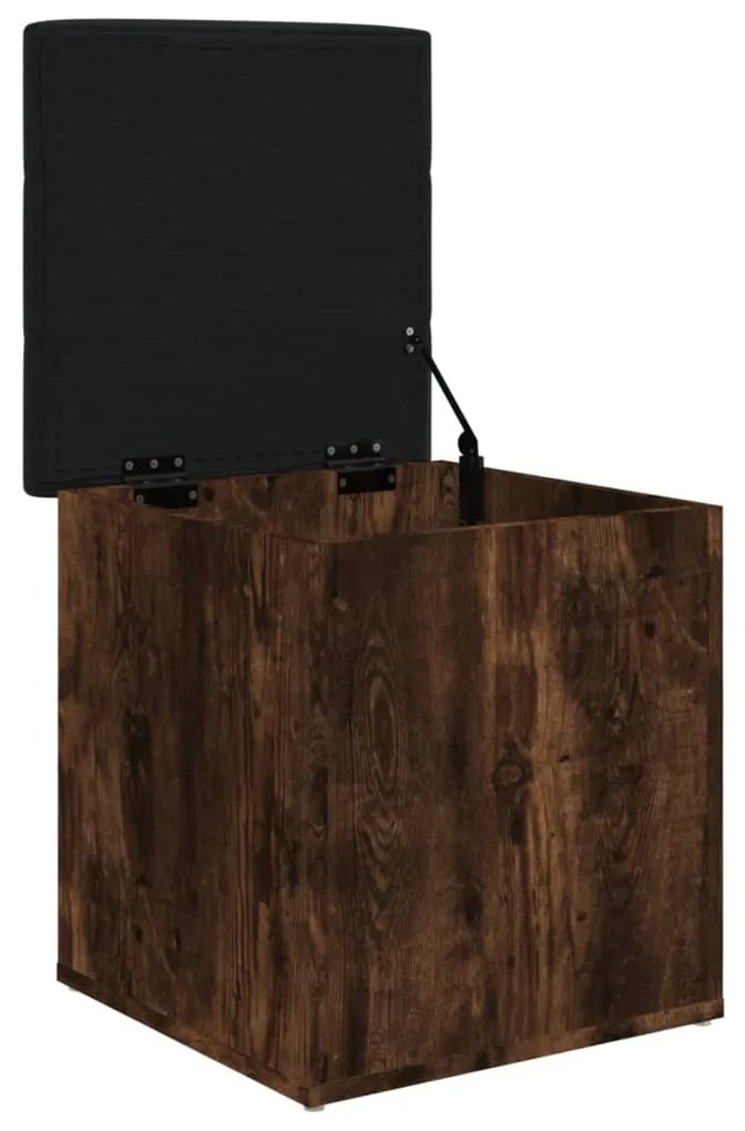 vidaXL Παγκάκι Αποθήκευσης Καπνιστή Δρυς 42x42x45 εκ. από Επεξ. Ξύλο