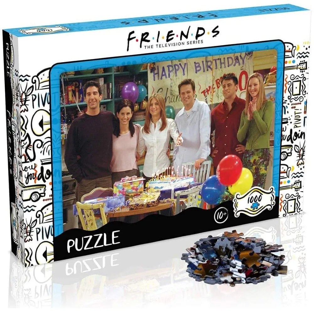 Παζλ Friends Happy Birthday WM00940-ML1 1000τμχ 10 Ετών+ Multicolor Winning Moves