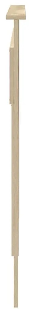 vidaXL Κεφαλάρι με κεφαλάρι Δρύς Sonoma 160 cm Επεξεργασμένο ξύλο