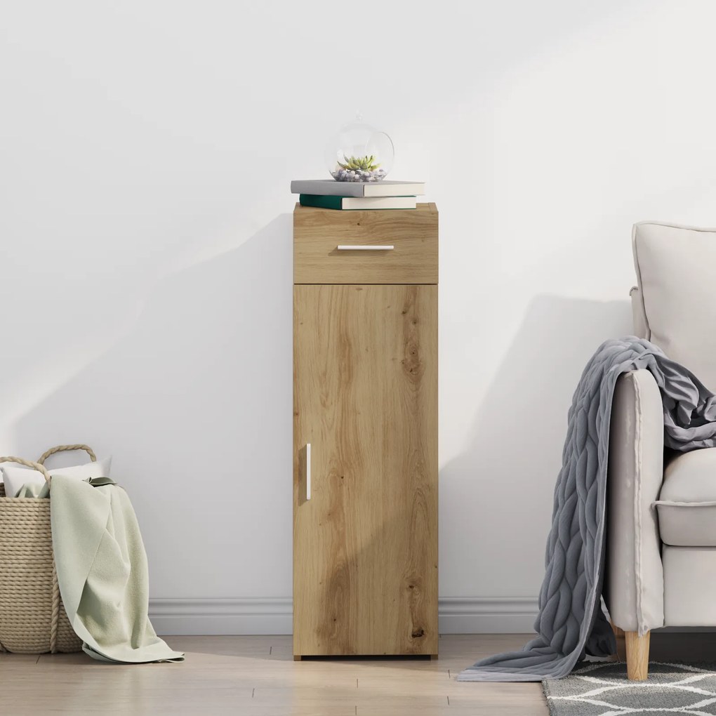 vidaXL Μπουφές Artisan Oak 30x42,5x93 εκ. Κατασκευασμένο από ξύλο
