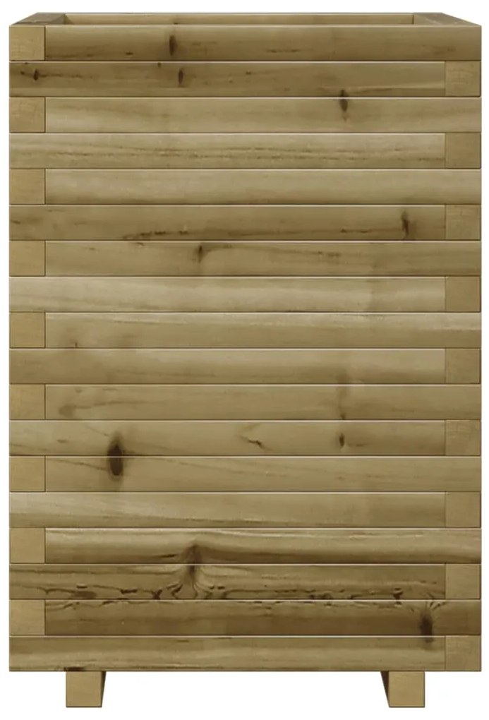 vidaXL Ζαρντινιέρα Κήπου 50x50x72 εκ. από Εμποτισμένο Ξύλο Πεύκου