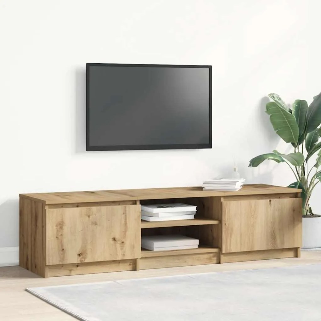 vidaXL ντουλάπι τηλεόρασης  Artisan Oak 140x40x36cm Κατασκευασμένο ξύλο