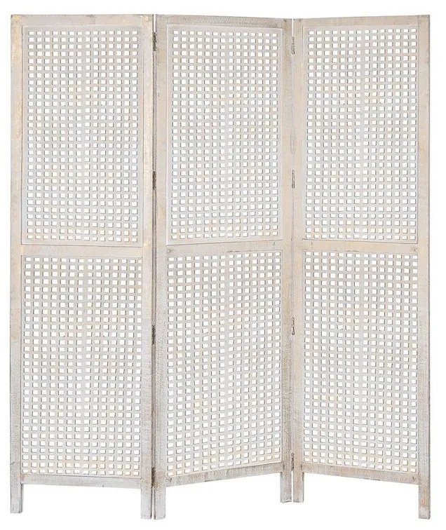 Παραβάν DKD Home Decor Λευκό Ξύλο από Μάνγκο Ξύλο MDF 150 x 2 x 180 cm