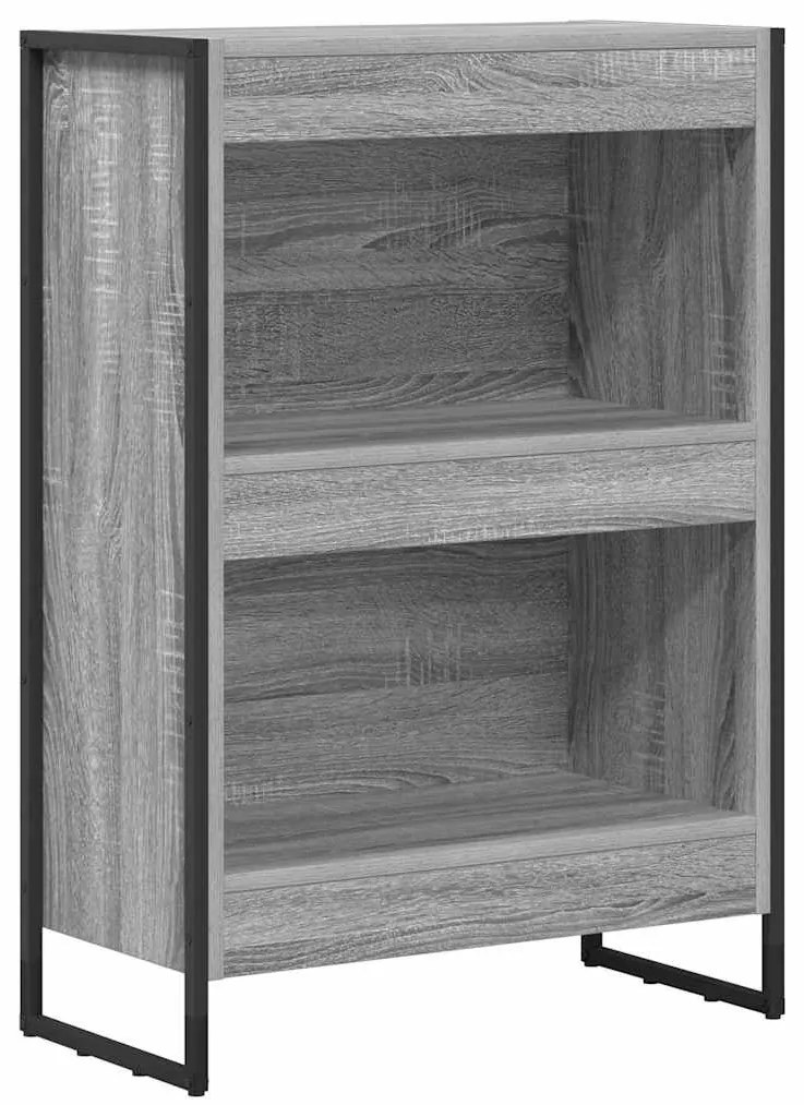 vidaXL Βιβλιοθήκη Γκρίζο Σονομα 80 x 30 x 155 εκ Επεξεργασμένο ξύλο