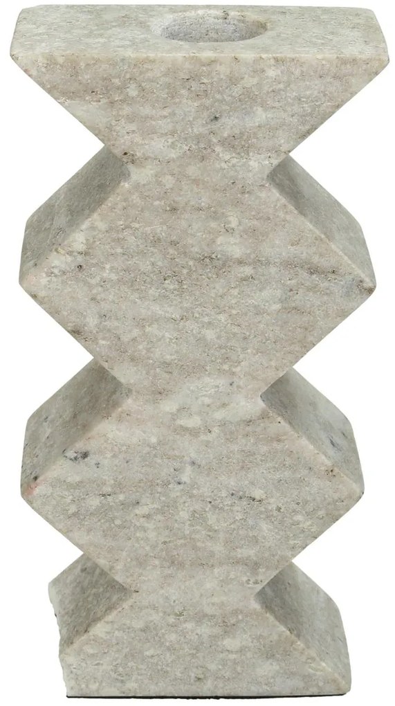 Κηροπήγιο ArteLibre Μπεζ Μάρμαρο 8x4x15.5cm-05153821