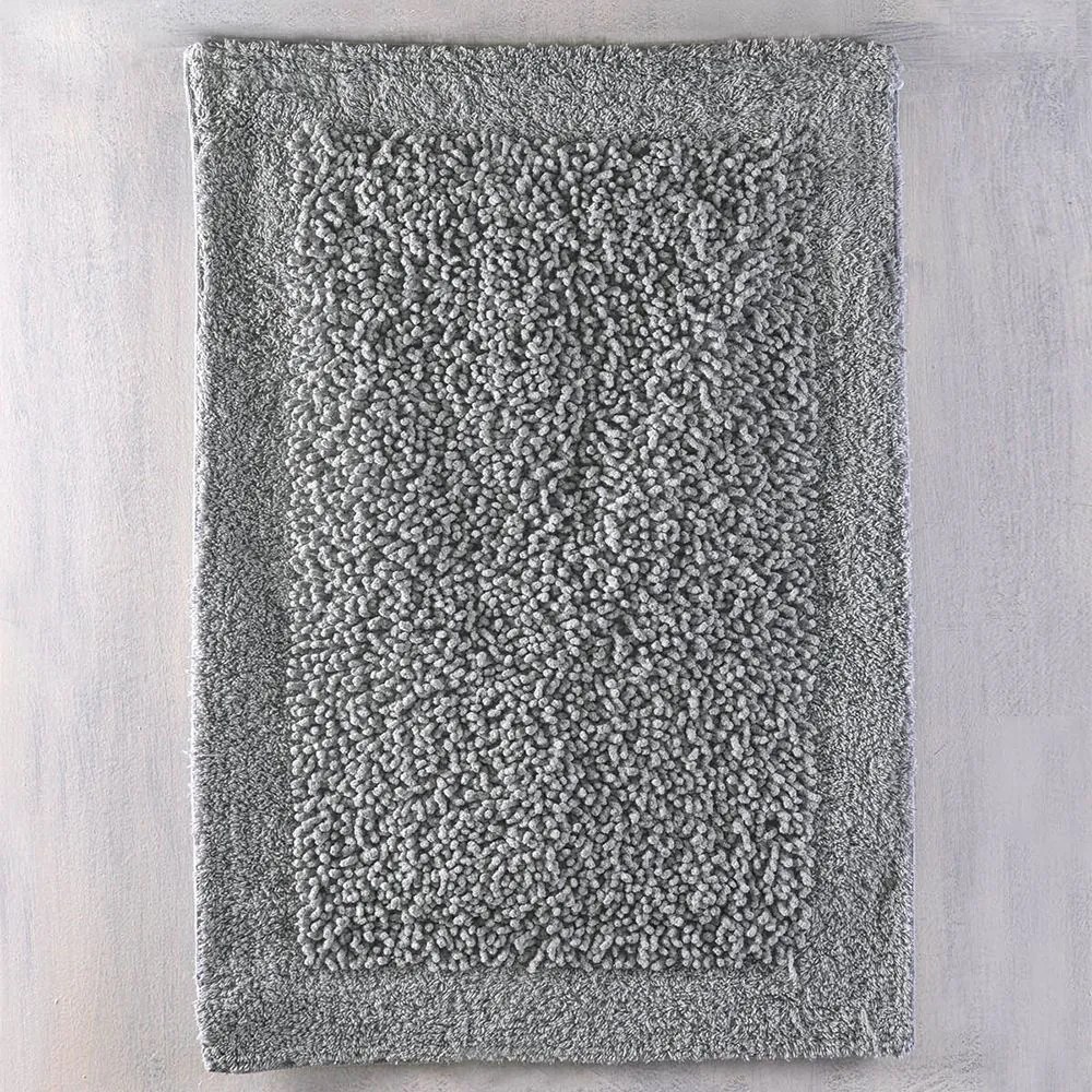 Ταπέτο Μπάνιου Rimmon Grey Ρυθμός 60Χ90 100% Cotton