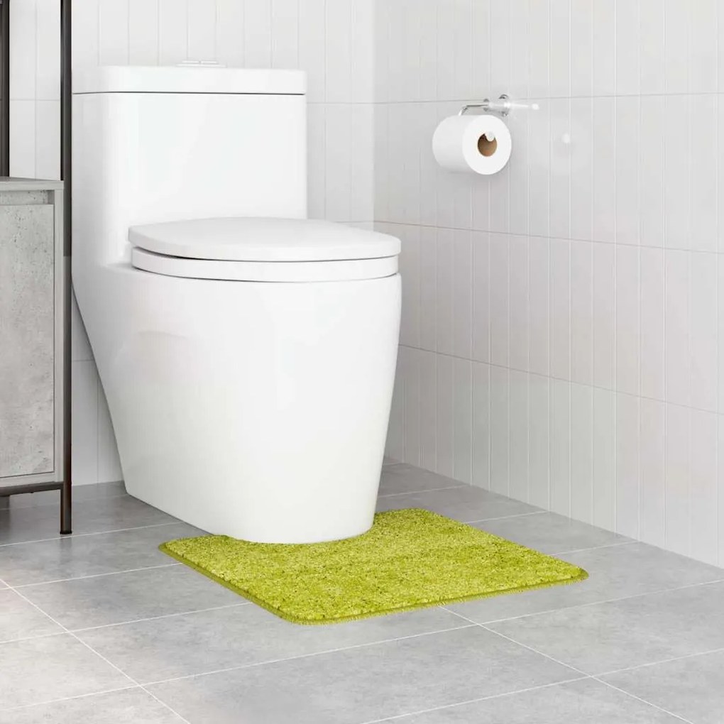 vidaXL Πατάκι μπάνιου Πράσινο 50 x 50 cm Πολυπροπυλένιο
