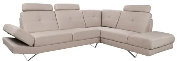 ΚΑΝΑΠΕΣ ΔΕΞΙΑ ΓΩΝΙΑ FB93018.01R ΜΠΕΖ ΧΡΩΜΑ 280x210x100 εκ. 0516389