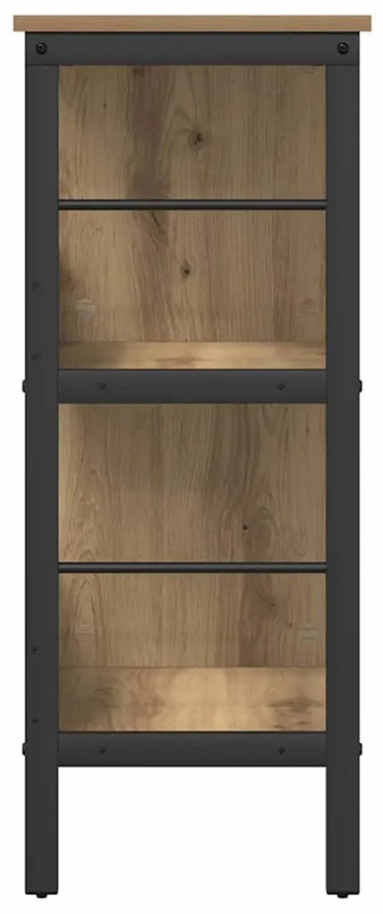 vidaXL Ράφι Βιβλίων Artisan Oak 82 x 32 x 79 εκ. Επεξεργασμένο ξύλο