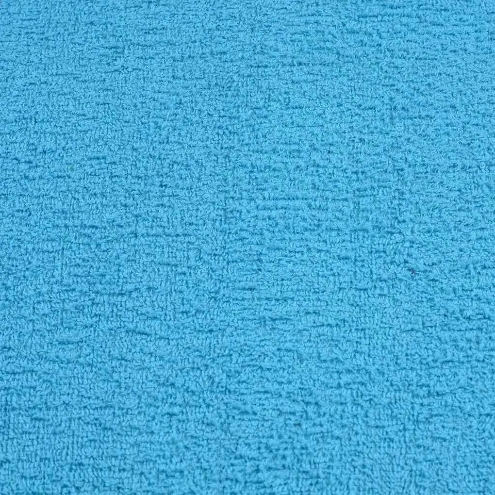 vidaXL Πετσέτες ντους 10 τεμάχια Τυρκουάζ 70x140cm 360gsm 100% βαμβάκι