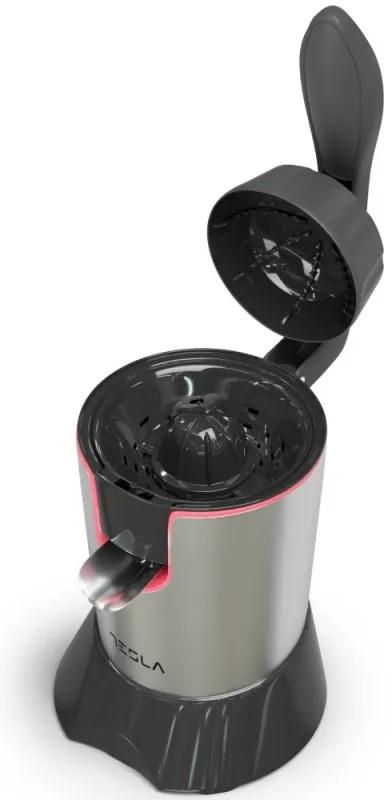 Ηλεκτρικός στίφτης Tesla CJ301BX, 300W, 0.650 ml, Διαθέτει φίλτρο πολτού , Μαύρο/Inox χρώμα