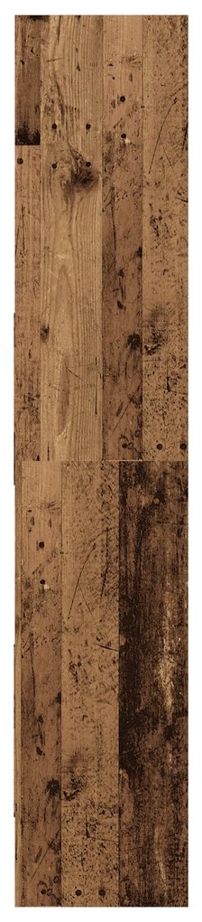 vidaXL Βιβλιοθήκη Παλαιό ξύλο 60 x 35 x 180 εκατοστά