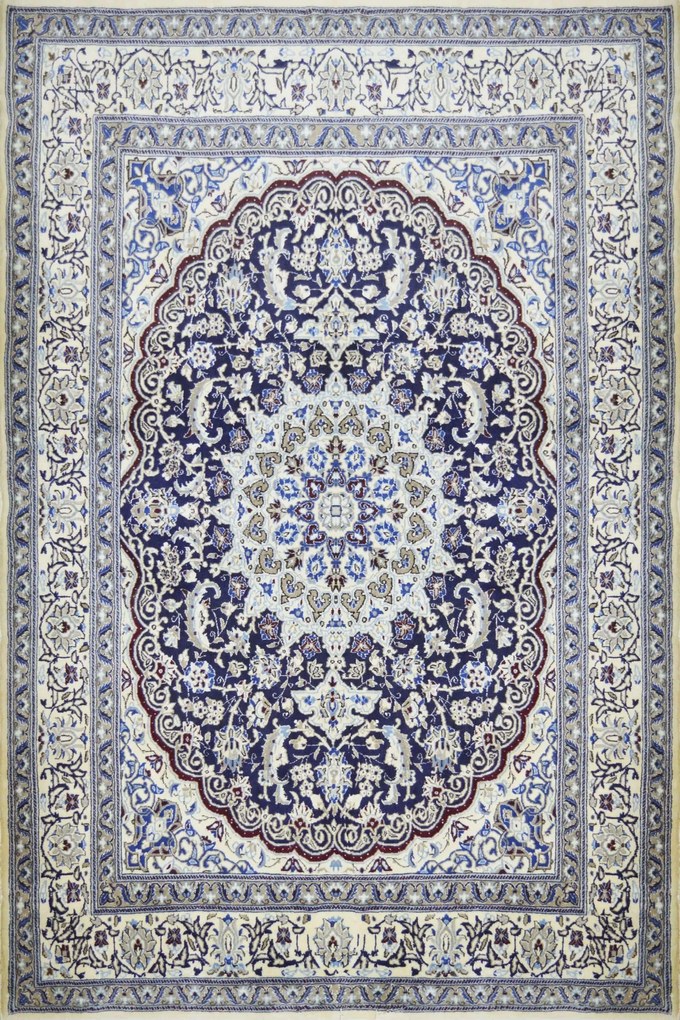 Χειροποίητο Χαλί Persian Nain Wool-Silk 256Χ199 256Χ199cm