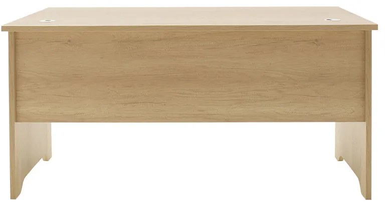 Γραφείο εργασίας επαγγελματικό Amazon pakoworld χρώμα sonoma 150x75x75εκ