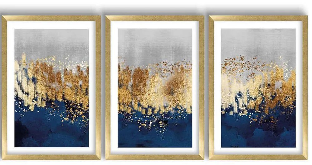 Κάδρα (Σετ 3Τμχ) 122RMF1147 38x53cm Multi Wallity Κάθετοι Mdf, Wood