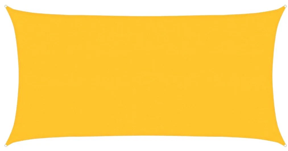 vidaXL Πανί Σκίασης Κίτρινο 2,5 x 5 μ. 160 γρ./μ² από HDPE