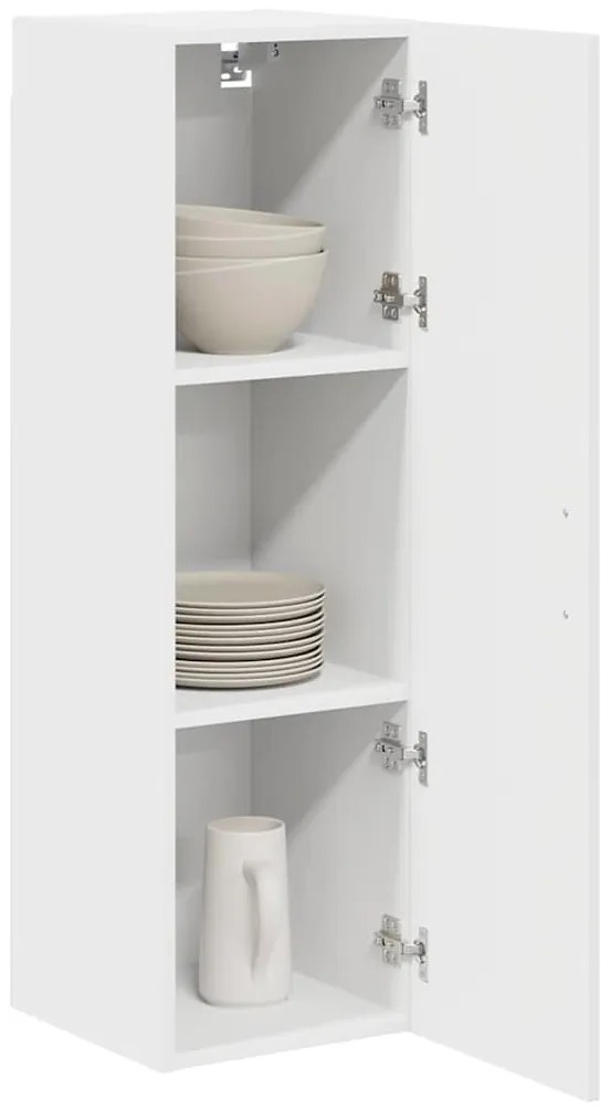 vidaXL Ντουλάπα Κουζίνας με αποθήκευση Kalmar Λευκό 30 x 31 x 100 εκ.