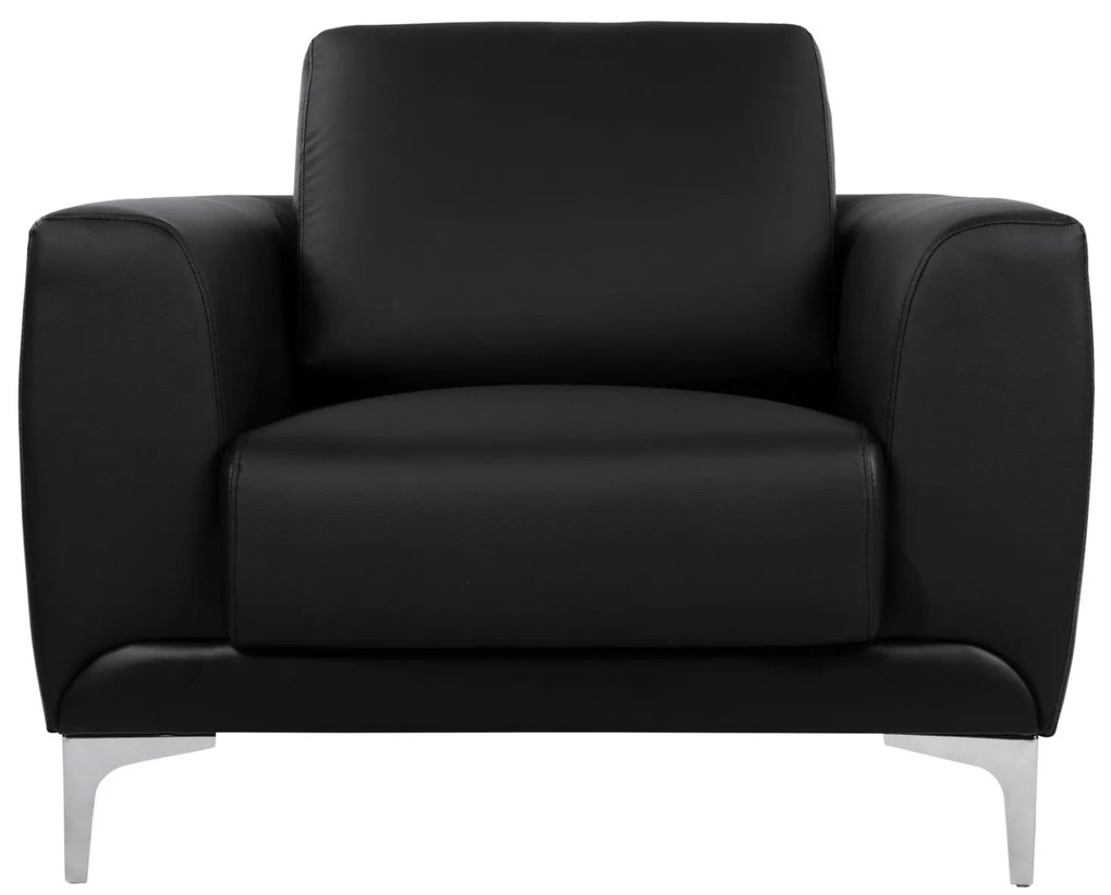 Πολυθρόνα KENZIE C3121.11 με PU Μαύρο 89x81x81 εκ. 89x81x81 εκ.