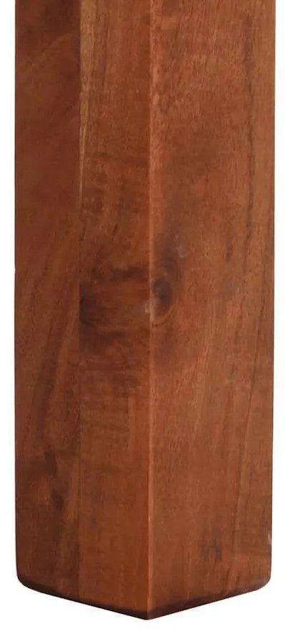 Τραπέζι κονσόλας 120x30x76 cm μασίφ ξύλο ακακίας - Καφέ