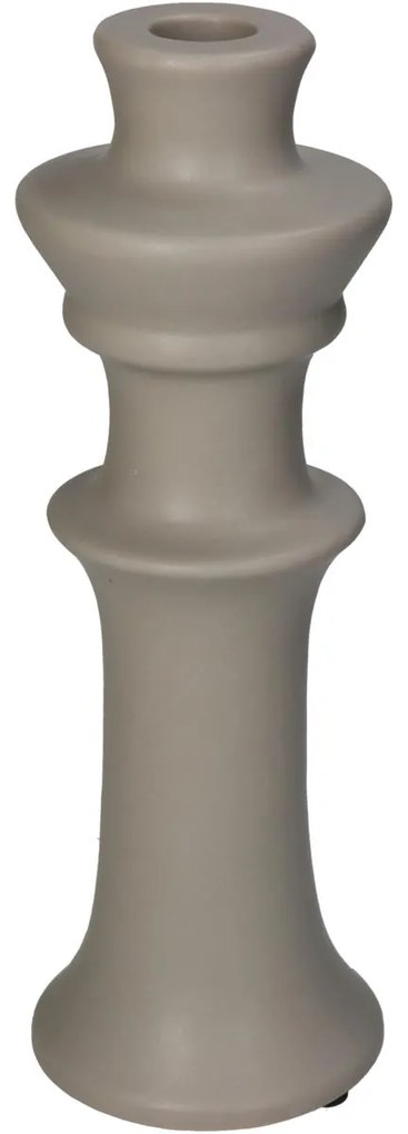 Κηροπήγιο ArteLibre Μπεζ Κεραμικό 8x8x24cm-05150691