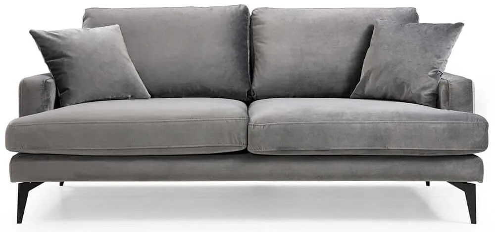 Καναπές Διθέσιος Papira 560ARE1506 175x90x88cm Grey