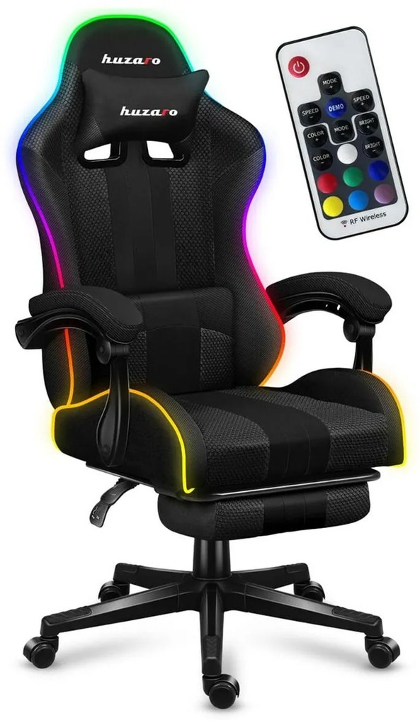 Καρέκλα Παιχνιδιού Huzaro HZ-Force 4.7 RGB Μαύρο