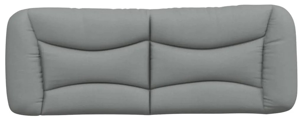 vidaXL Μαξιλάρι για Κεφαλάρι Hvar Ανοιχτό Γκρι 140 εκ. Υφασμάτινο