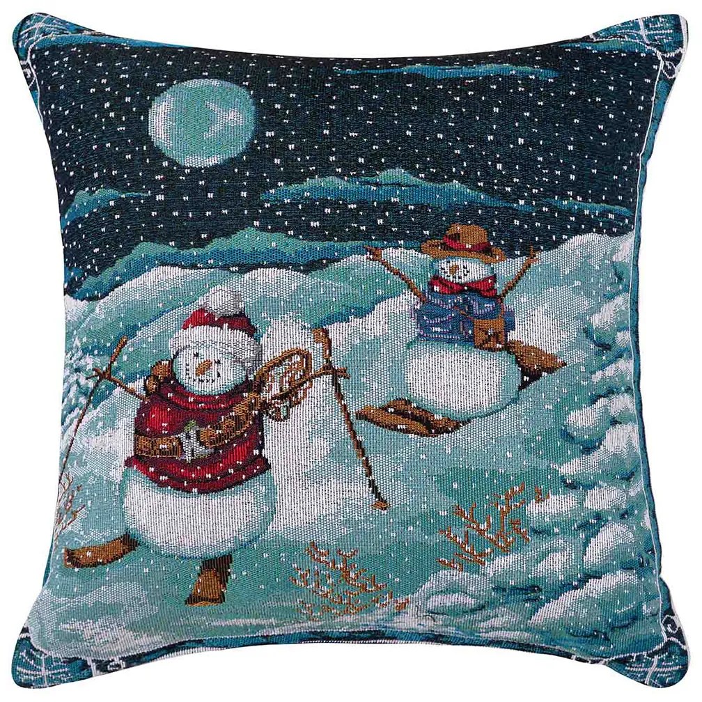 Χριστουγεννιάτικη Μαξιλαροθήκη (45x45) Silk Fashion Xmaspillow1
