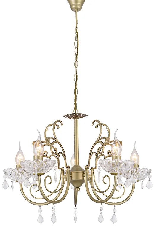 Φωτιστικό Κρεμαστο Aca DLA12155P FABERGE Οξυντέ (Bronzed)