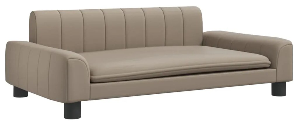 vidaXL Καναπές Παιδικός Καπουτσίνο 90x53x30 εκ. από Συνθετικό Δέρμα
