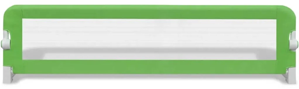 vidaXL Μπάρα Κρεβατιού Προστατευτική 2 τεμ. Πράσινη 150x42 εκ.