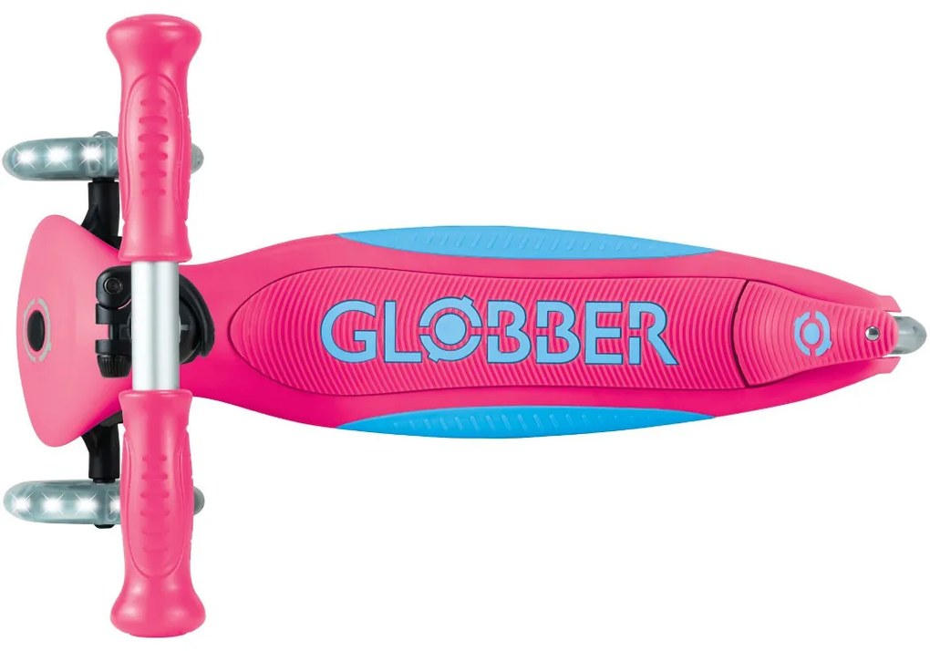 Globber Scooter Elite Lights V2 Fuchsia