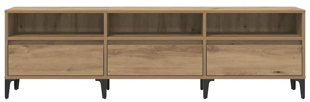 vidaXL Ντουλάπι TV artisan δρυς 150 x 30 x 44.5 εκ. Επεξεργασμένο ξύλο