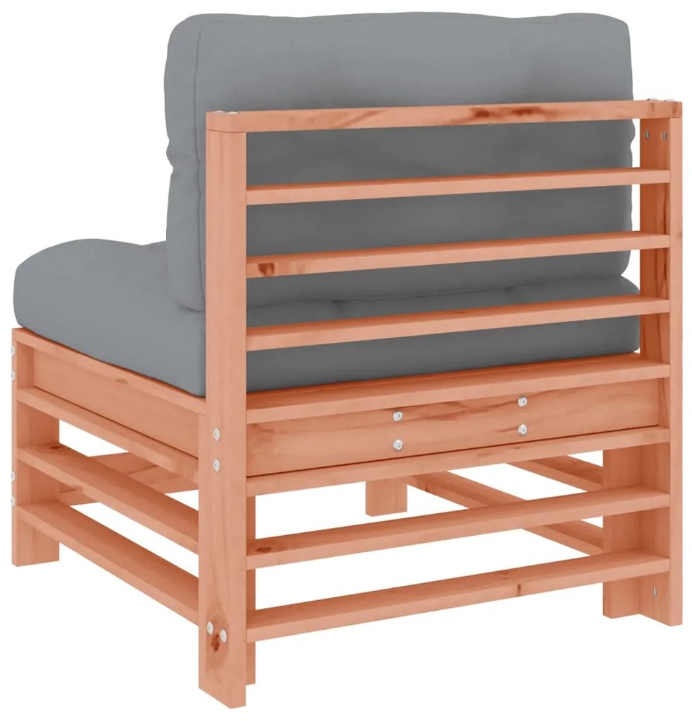 vidaXL Καναπέδες Μεσαίοι με Μαξιλάρια 2 τεμ. Μασίφ Ξύλο Ψευδοτσούγκας