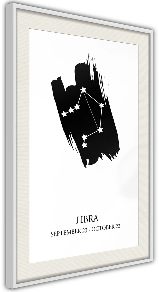 Αφίσα - Zodiac: Libra I - 20x30 - Χρυσό - Χωρίς πασπαρτού