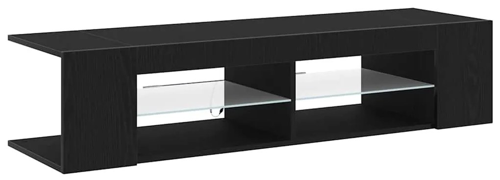 vidaXL Ντουλάπι TV Μαύρο 135 x 39 x 30 εκ Επεξεργασμένο ξύλο