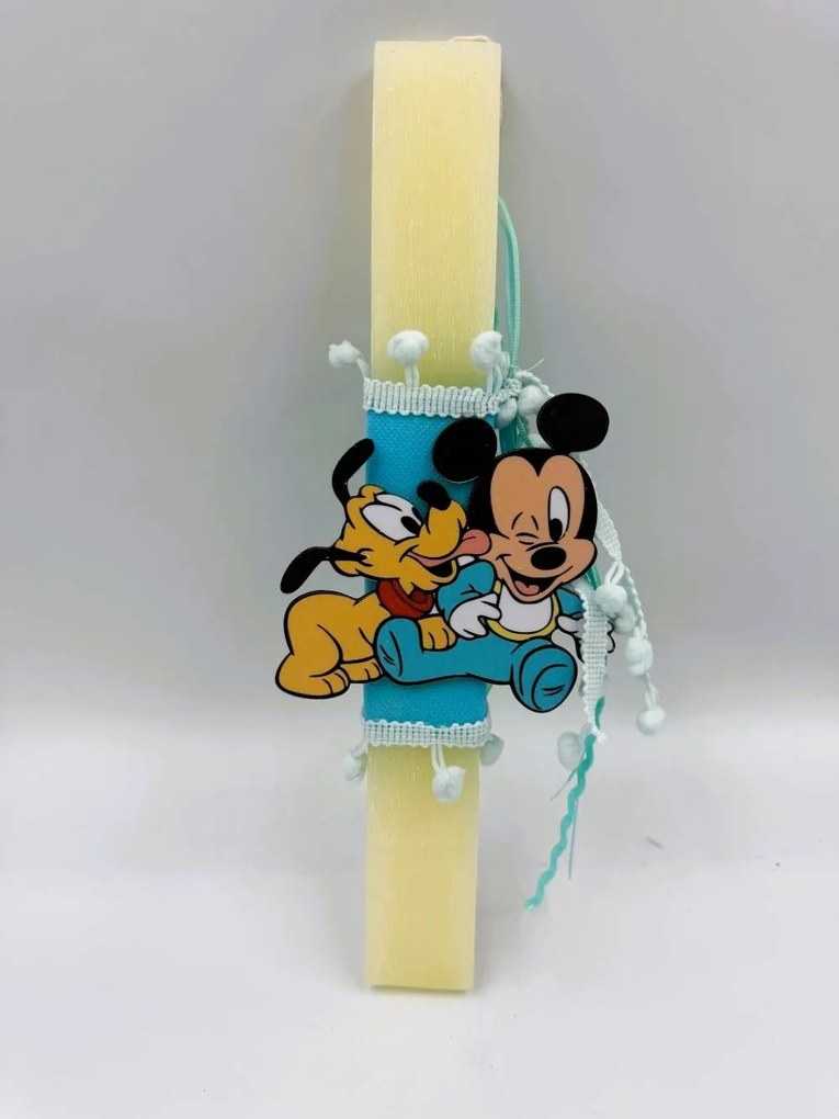 Τύπου Mickey Pluto( Μίκυ Πλούτο) Αρωματική λαμπάδα - Σετ Λαμπάδα και Αυγό